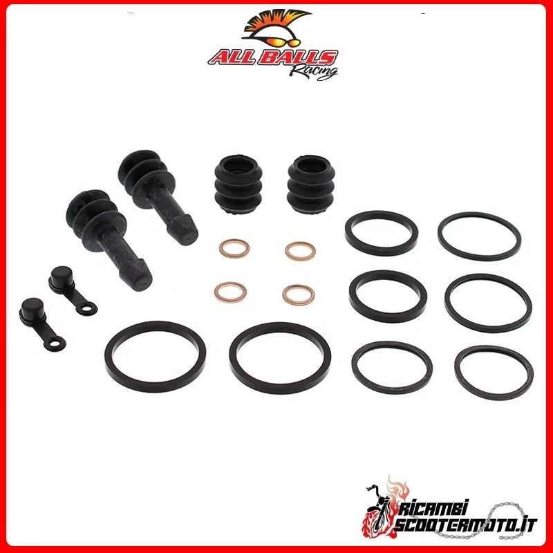 KIT REVISIONE PINZA FRENO ANTERIORE ALL BALLS KAWASAKI ZX750 (NINJA) 750R 1987-1 Foto 1 de 1