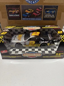 Rusty Wallace #2 Miller Thunderbird 25th Silver Anniversary 1/18 Nascar Diecast - Picture 1 of 8