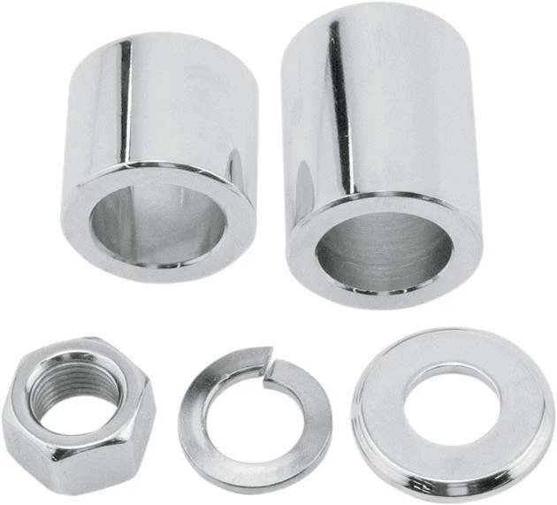 Colony Axle Spacer/Nut Kit Front Chrome Harley-Davidson FLSTF Fat Boy 1996-1999 Foto 1 de 1