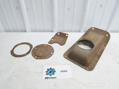 55-71 Jeep Willys CJ5 Transmission Shifter Floor Plate Cover Assembly - Image 1 of 4