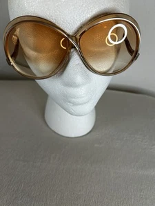 Occhiali da sole donna vintage Givenchy marrone talpa oversize SOLO MONTATURA - Foto 1 di 7