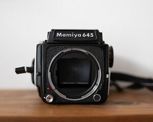 Mamiya M645 1000S (Body Only) with waist level viewfinder & 220 film insert