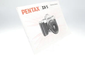 Cámara fotográfica Pentax ZX-5 SLR manual de funcionamiento guía de libro #G348 - Imagen 1 de 6