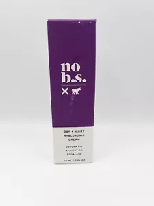 No B.S. Day + Night Hyaluronic Acid Cream Facial Lightweight Moisturizer 2 Oz - Picture 1 of 5