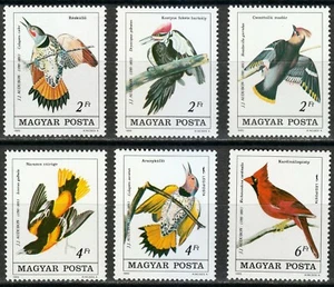 Hungary 1985 MNH Mi 3760-3765 Sc 2928-2931,C446-C447 The Birds of America ** - Picture 1 of 2
