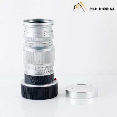 LEITZ Leica Elmar M 90mm/F4.0 Silver Lens Yr.1956 Germany #502 - Image 1 of 4