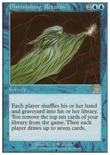 Magic the Gathering MTG Diminishing Returns (65) Sixth Edition   LP