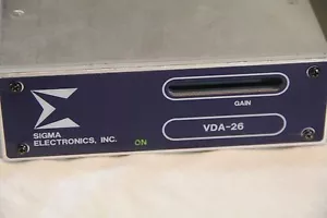 Sigma Electronics VDA-26 Video Distribution Amplifier & Sigma UDD-2602 See Pics! - Picture 1 of 12