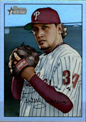 2007 Bowman Heritage Rainbow Foil #48 Freddy Garcia - NM-MT - Image 1 of 2