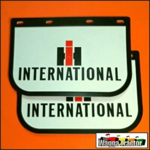MFL4404 2x Mud Flap Flaps Mudflaps International IH Truck 18in Wide 12in Drop - Picture 1 of 5