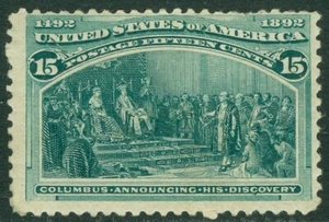EDW1949SELL : USA 1893 Scott #238 Mint Original Gum LH Very Fresh stamp Cat - Picture 1 of 2