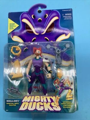 Figura de acción MIGHTY DUCKS MARTIAL ARTS MALLORY 1996 NUEVA SELLADA SIN USAR, EN CAJA Mattel Foto 1 de 3
