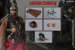 CHINA.MODEL NO:ZH016 Black Gold Roman General 1/6 Male Action Figure In Stock - Picture 1 of 7