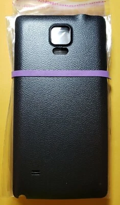 Cubierta de batería de repuesto negra para Samsung Note 4 carcasa trasera puerta trasera Foto 1 de 4
