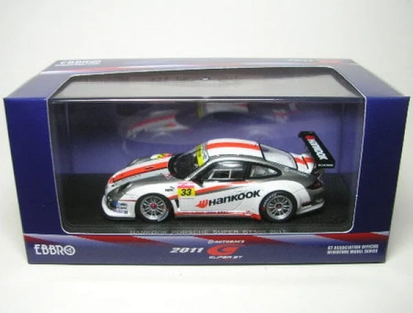 Hankook Porsche 911 GT3 RSR No. 33 Super GT300 2011 1:43 Ebbro - Immagine 1 di 1