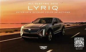 2023 Cadillac LYRIQ All Electric Factory Exterior & Interior Colors Brochure NEW - Picture 1 of 2