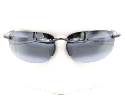 Nuevas gafas de sol Maui Jim HO'OKIPA gris brillante polarizadas sin montura 407-02 $229 Foto 1 de 4