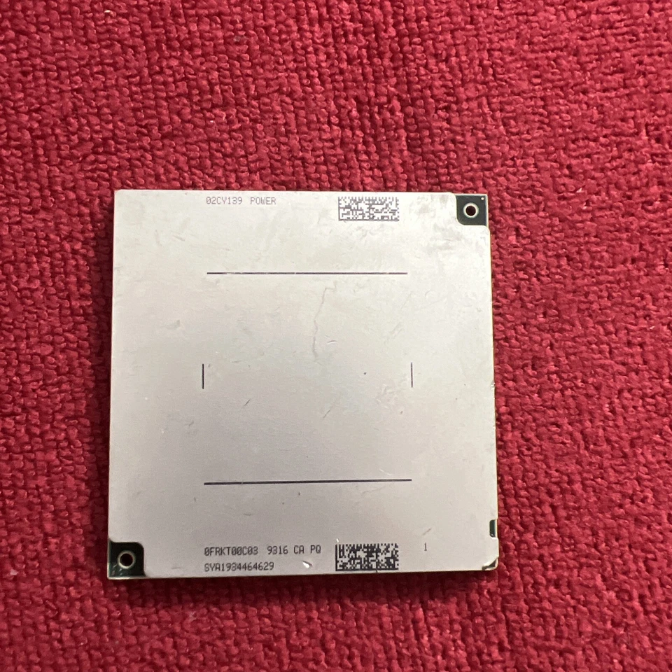 IBM Power9 CPU 4 Core 3.2Ghz 02CY139 Sforza 9316 Ca Pq - Image 1 of 3