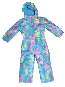 COLORFUL Waterproof Insulated Snow Suit GIRLS SIZE 3-4 Excellent Condition - Picture 1 of 4