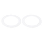 2pcs 5" ID 7.5" OD Goof Rings for Recessed Light Gloss White Goof Trim Ring