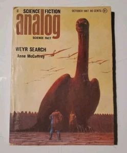 ANALOG science fiction oct. 1967 anne Mcffrey - Picture 1 of 3