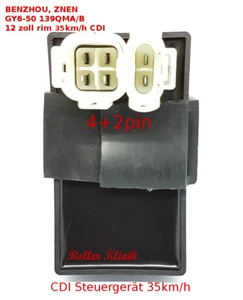 CDI 35km/h Mofa Steuergerät Scooter China Roller Znen Benzhou 12 Zoll - Bild 1 von 4