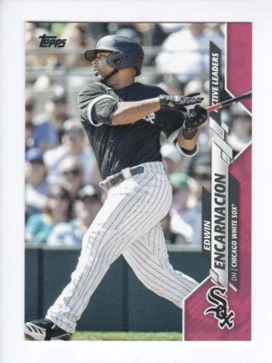 2020 Topps Update Series #U-76 EDWIN ENCARNACION 15/50 MOTHER'S DAY HOT PINK - Image 1 of 3