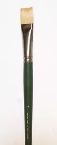 $30.00 German Hog Oil Painting Brush Size 12 Flat $4.95 ea. (in lots of 4) - Picture 1 of 1