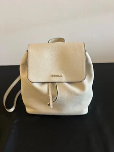 Furla Mini Leder Rucksack cremeweiß - Bild 1 von 8