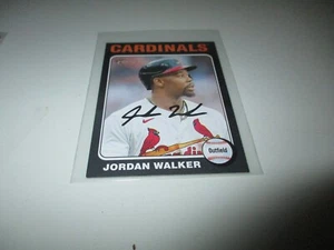 Jordan Walker 2024 Topps Heritage Black Mini #96 /50 - Picture 1 of 1