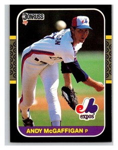 1987 Donruss #380 Andy McGaffigan NM-MT Expos  ID:172595