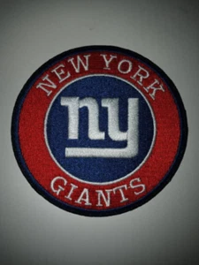 "PARCHES BORDADOS DE LOS GIGANTES DE NUEVA YORK DE LA NFL (NY) 3,5" - Imagen 1 de 1