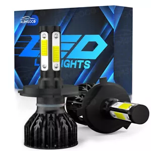 9003 H4 LED Headlight Bulbs Kit 1000W 1000000LM High/Low Beam Super Bright White - Picture 1 of 12