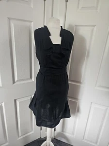 Marni Sleeveless Cotton Black Dress Size 44 UK 12 Summer 2012 - Picture 1 of 12
