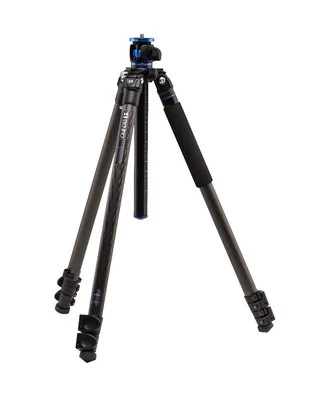 Benro GC257F GoClassic 3-Section Carbon Fiber Flip Lock Legs Tripod, 35.3lbs Cap - Image 1 of 4