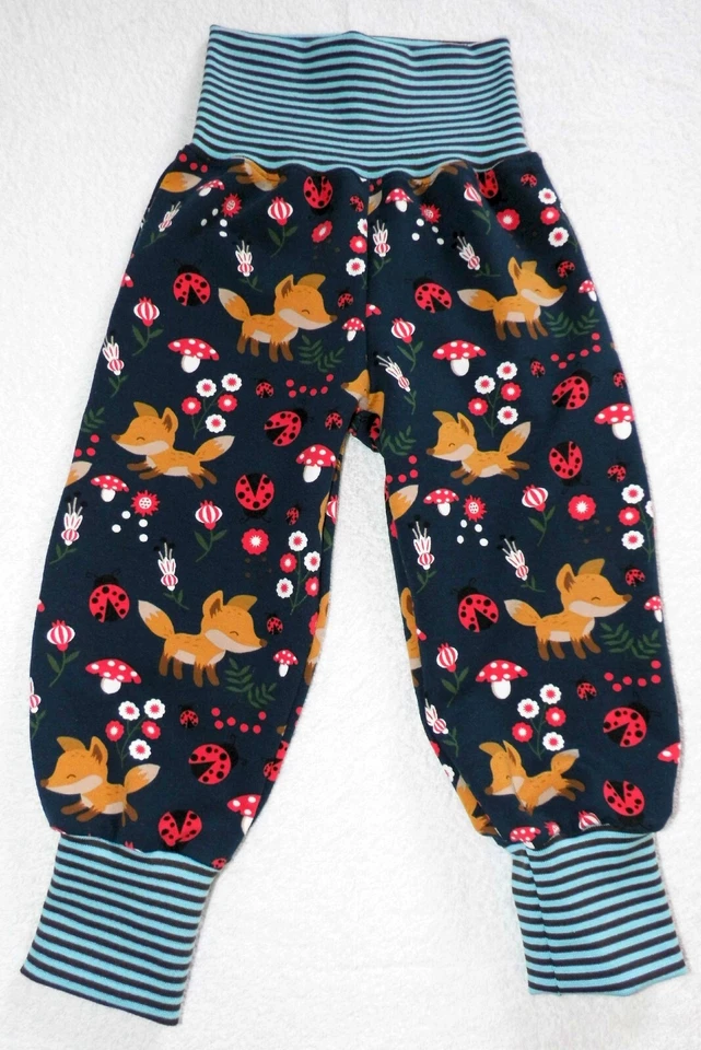 Pumphose Mitwachshose  Sweathose Fuchs Dunkelblau Handmade - Bild 1 von 1