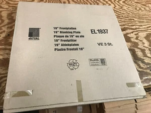 RITTAL 1937200 20-15/16" X 19" ALUM BLANKING PLATE PACK OF 3 *NEW IN BOX* - Picture 1 of 3