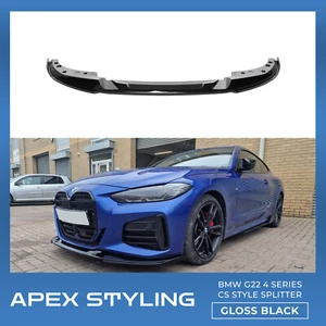 Divisor negro brillante estilo CS serie 4 BMW G22 - Imagen 1 de 4