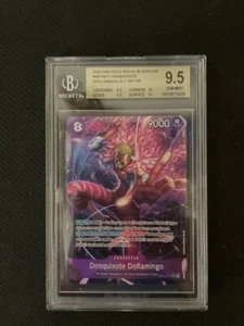 2025 One piece royal bloodline doflamingo op10-071 alt art sr bgs 9.5 eng - Imagen 1 de 4