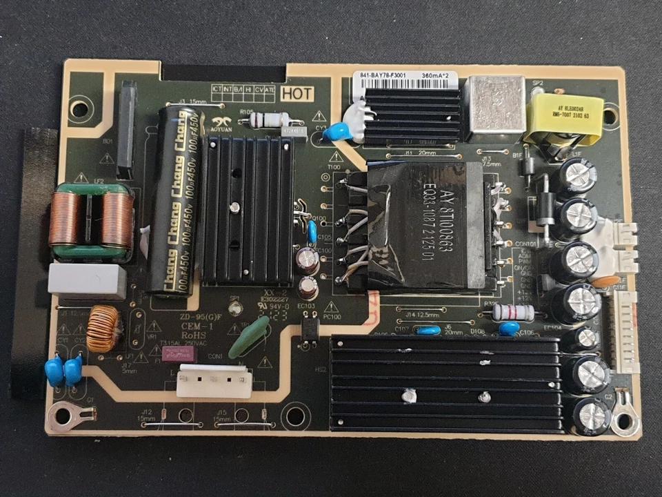 Hannspree HG342PCB Monitor Power Supply Board - Image 1 of 1