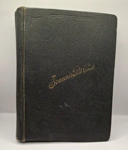 Vinatge Postcard Album Empty  Collector Emphemera 30 Pages - Picture 1 of 3