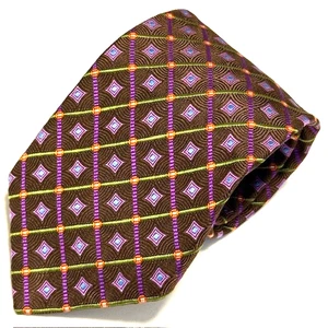 Robert Talbott Tie Foulard Old Money Style Geometric Best Of Class Nordstrom - Picture 1 of 22