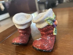 WEIHNACHTEN WEIHNACHTSMANNSTIEFEL Salz- und Pfefferstreuer von Fits and Floyd - Bild 1 von 6
