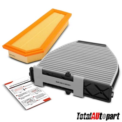 Filtro de aire de motor y cabina nuevo para Mercedes-Benz C250 2012 2013 2014 2015 L4 1,8 L Foto 1 de 4