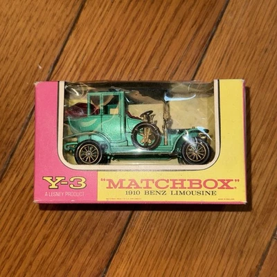 Matchbox Y-3 Models of Yesteryear 1910 Benz Limousine Diecast w/ Box Vintage - Image 1 of 4