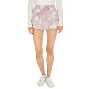 Hippie Rose Mauve Sand Tie Dye Drawstring Pull On Sweat Shorts Junior Small NWT - Picture 1 of 13