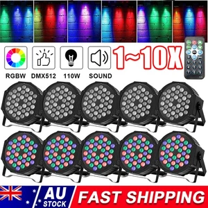 36 LED Stage Light DMX Par Light Can RGB Wash Beam Strobe Party Disco DJ Light - Picture 1 of 23