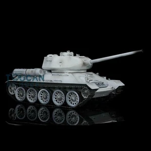 Henglong 1/16 Snow 7.0 Upgraded Soviet T34-85 RTR RC Tank 3909 Metal Tracks - Picture 1 of 7