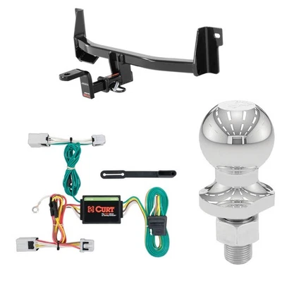 Curt Class 1 Trailer Hitch Tow Package for Nissan Versa Note w/ 1-7/8" Ball Foto 1 de 4