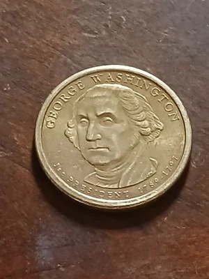 George Washington Dollar Coin Rare 1789-1797 With Edge Lettering Good Condition - Image 1 of 4